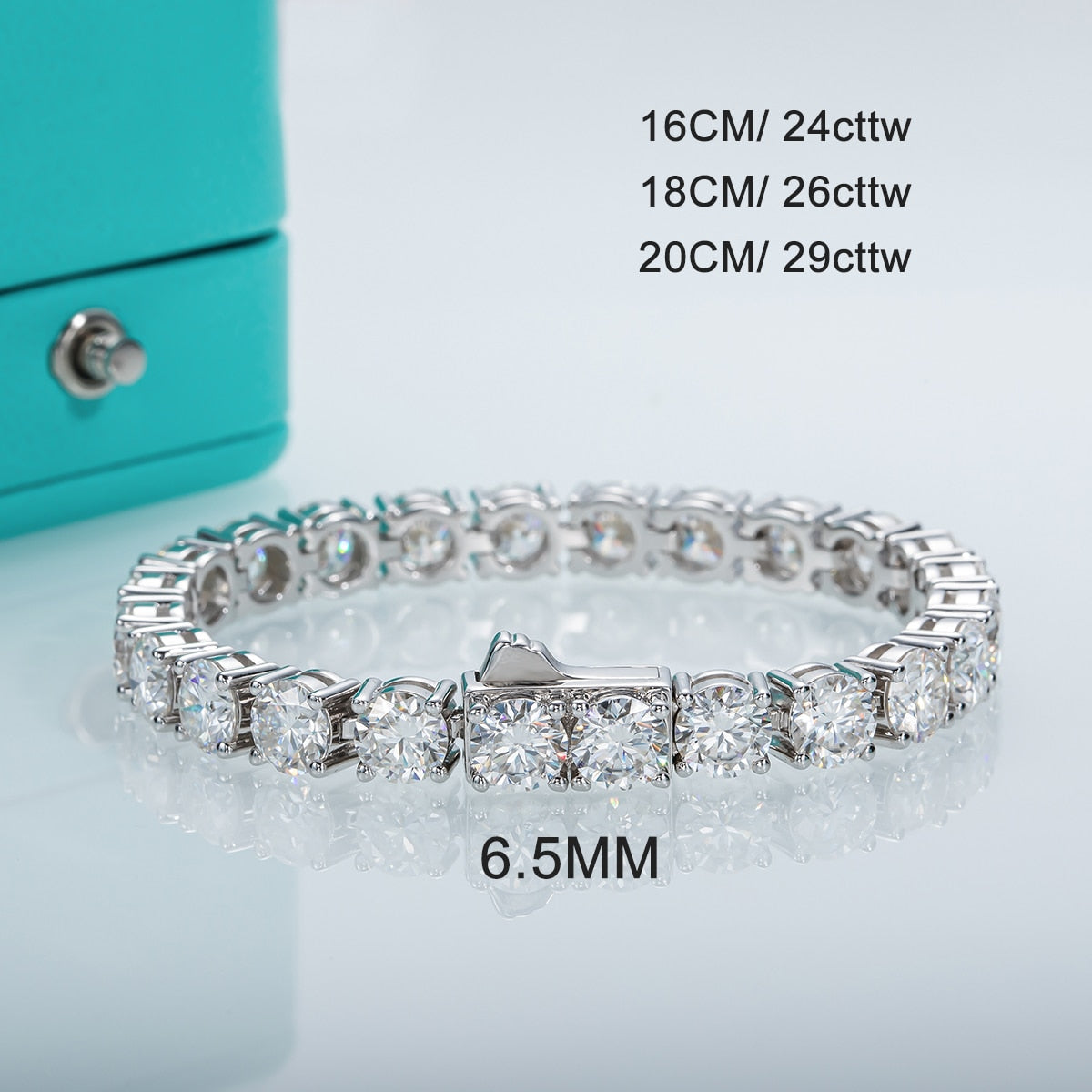 Womens Moissanite Diamond Bracelet Australia