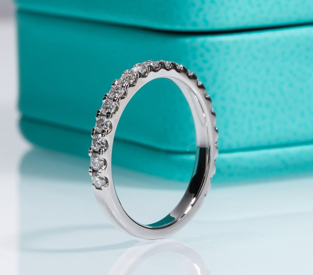Moissanite Wedding Band USA
