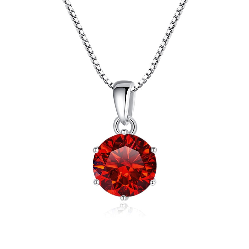 1 Carat Moissanite Diamond Pendant USA