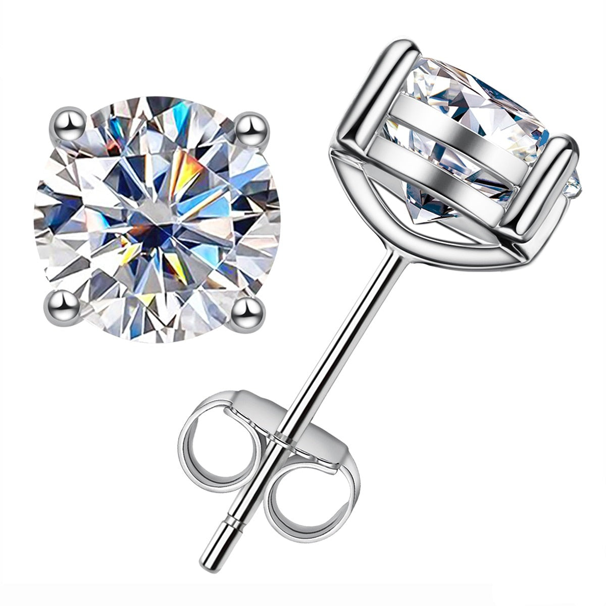 2ct moissanite earrings Holloway Jewellery AUS