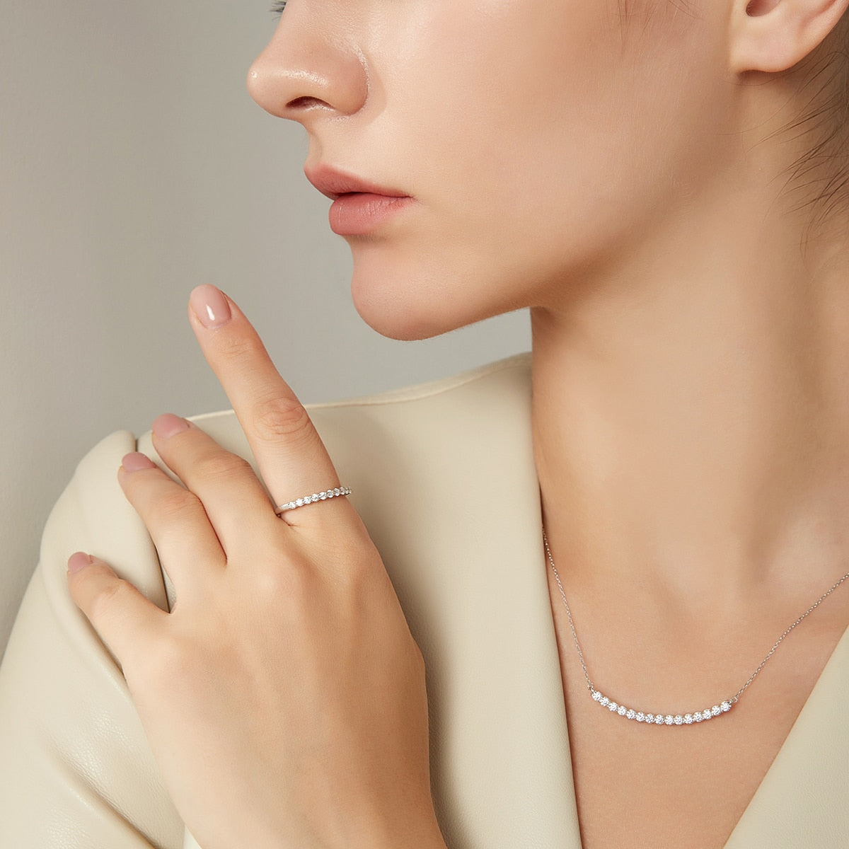 Moissanite Necklace New Zealand