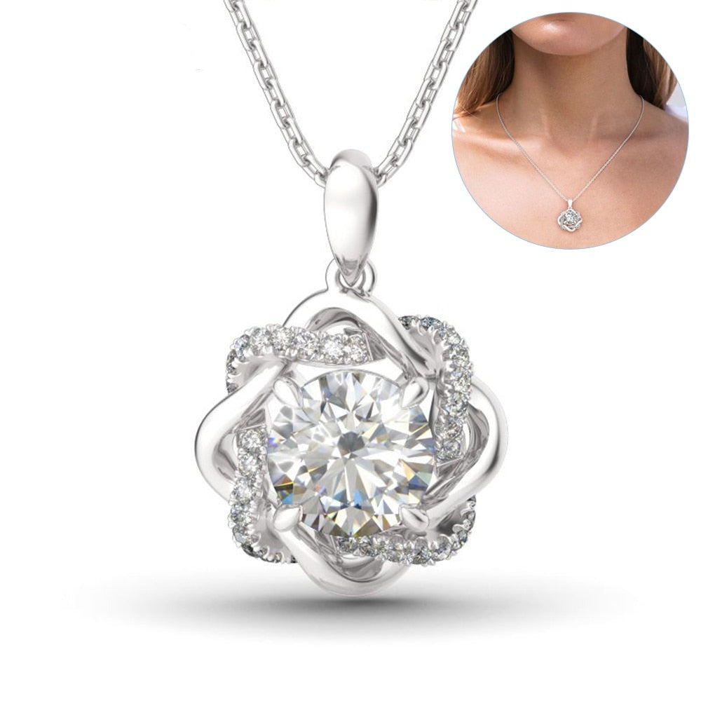Moissanite Diamond Necklace