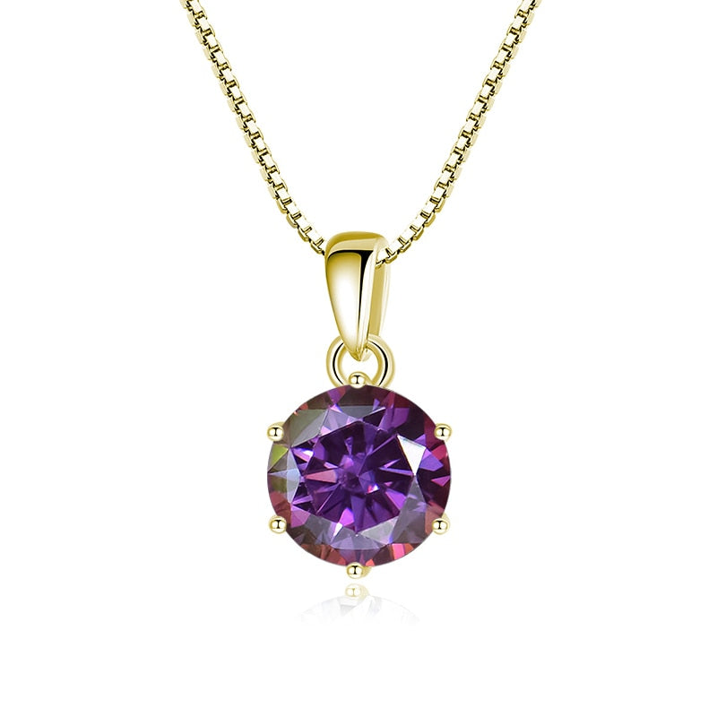 Moissanite Diamond Sterling Silver Pendant New Zealand