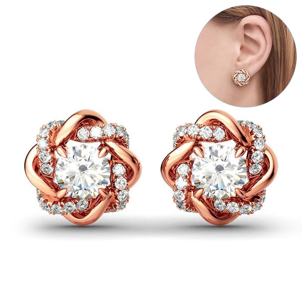 Moissanite Stud Earrings New Zealand