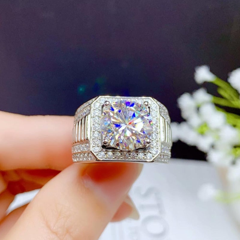 Moissanite Wedding Ring