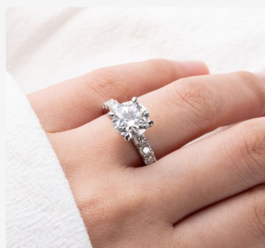 Moissanite Diamond Engagement Ring USA