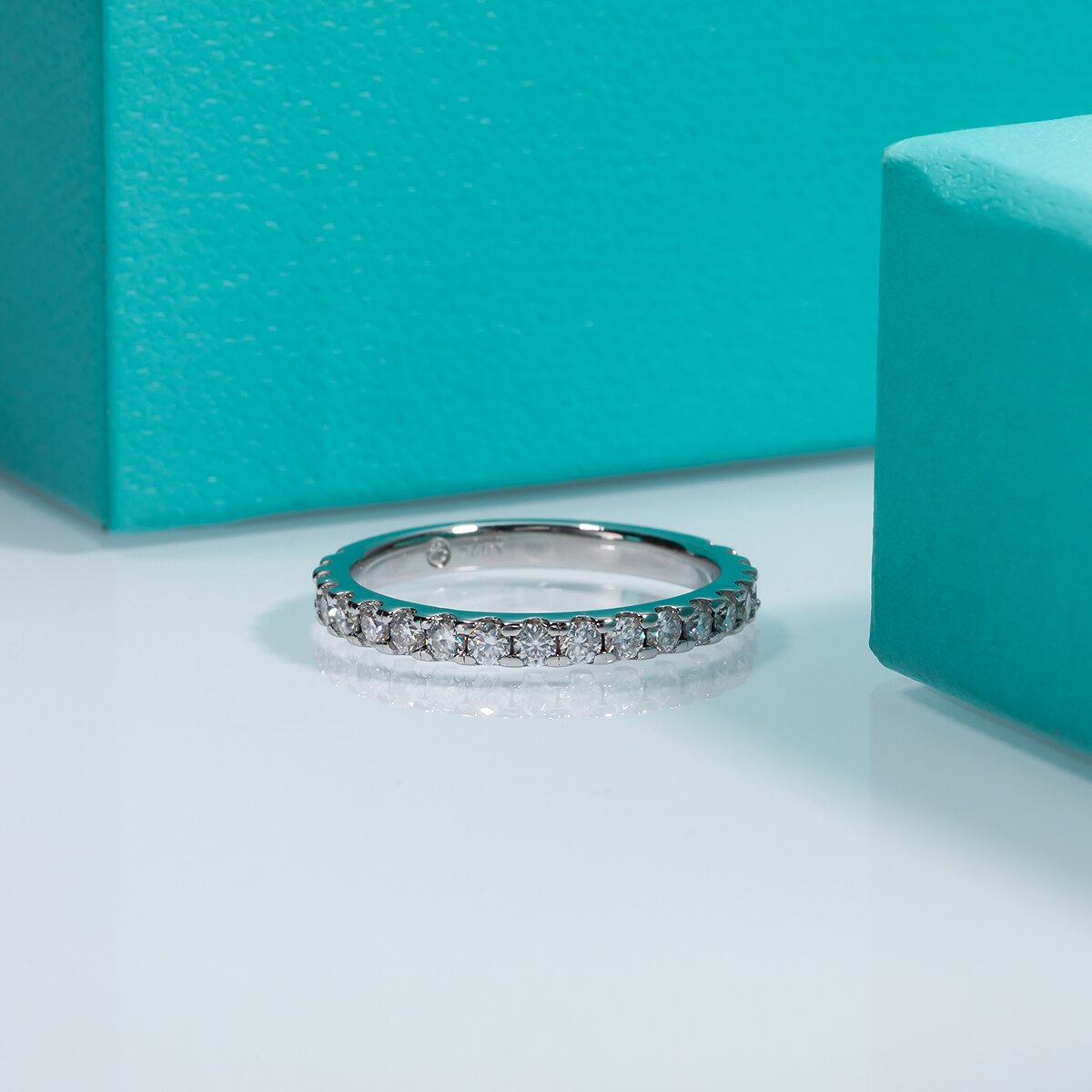 Moissanite Diamond Band Ring