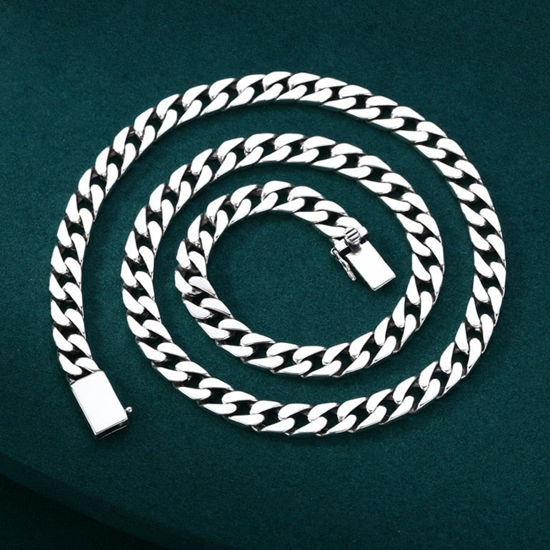 Mens Sterling Silver Chain Necklace UK