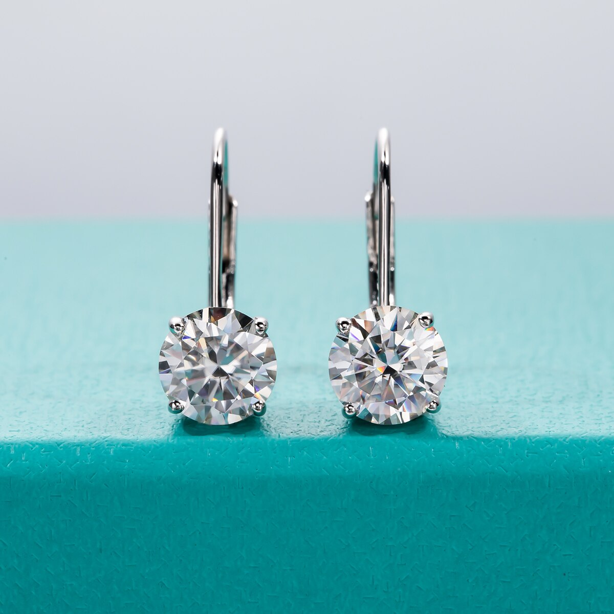 Moissanite Bow Cuff Earrings UK