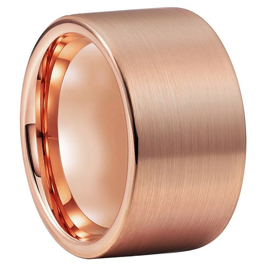 mens rose gold tungsten thumb ring Holloway Jewellery