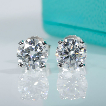 Holloway Jewellery UK Moissanite Diamond Earrings