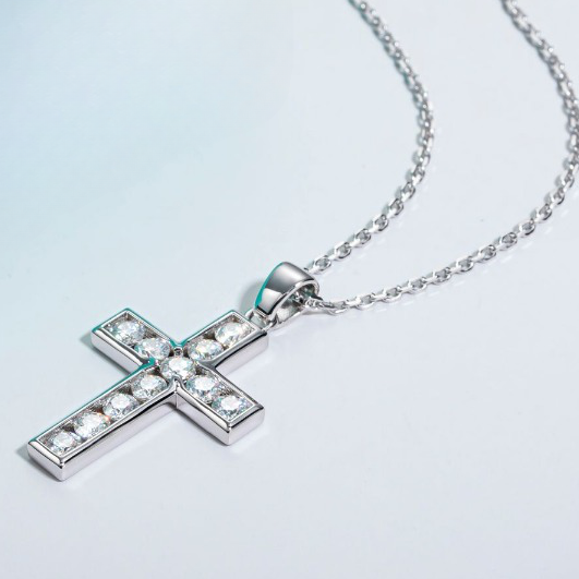 cross necklace Holloway Jewellery diamond cross pendant necklace NZ