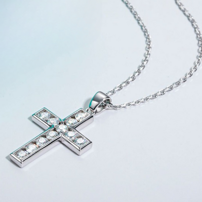 cross necklace Holloway Jewellery diamond cross pendant necklace NZ