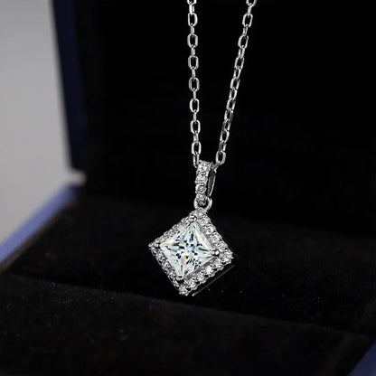 Moissanite Diamond Pendant Necklace