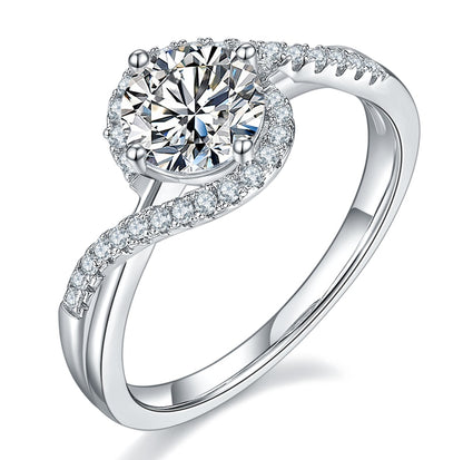 Moissanite Diamond Engagement Ring