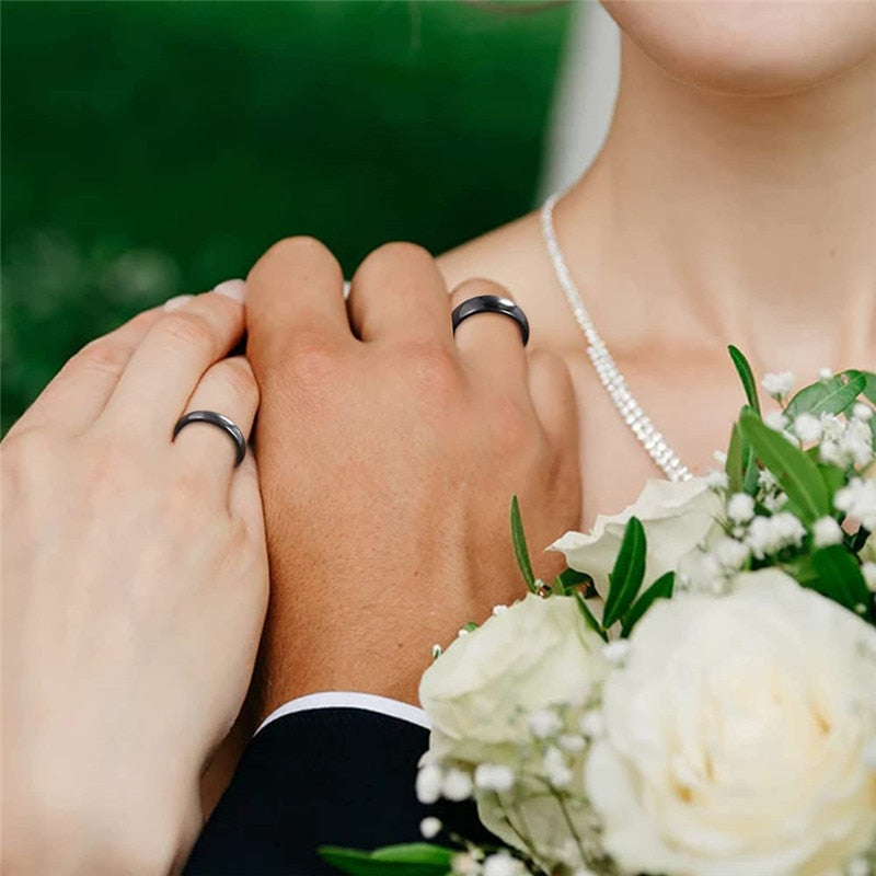black couples rings wedding rings holloway jewellery black tungsten rings