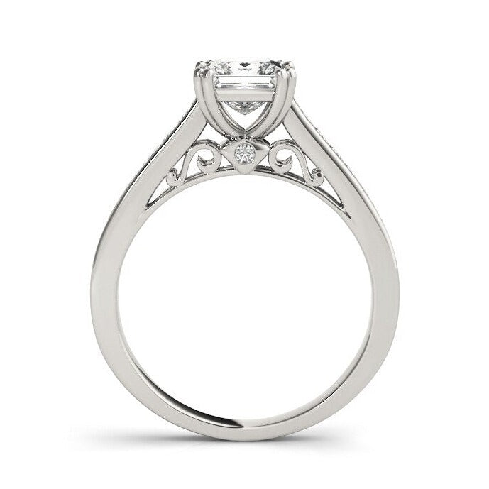 Princess Cut Moissanite Ring Set UK