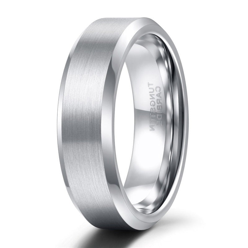 Silver tungsten deals carbide rings