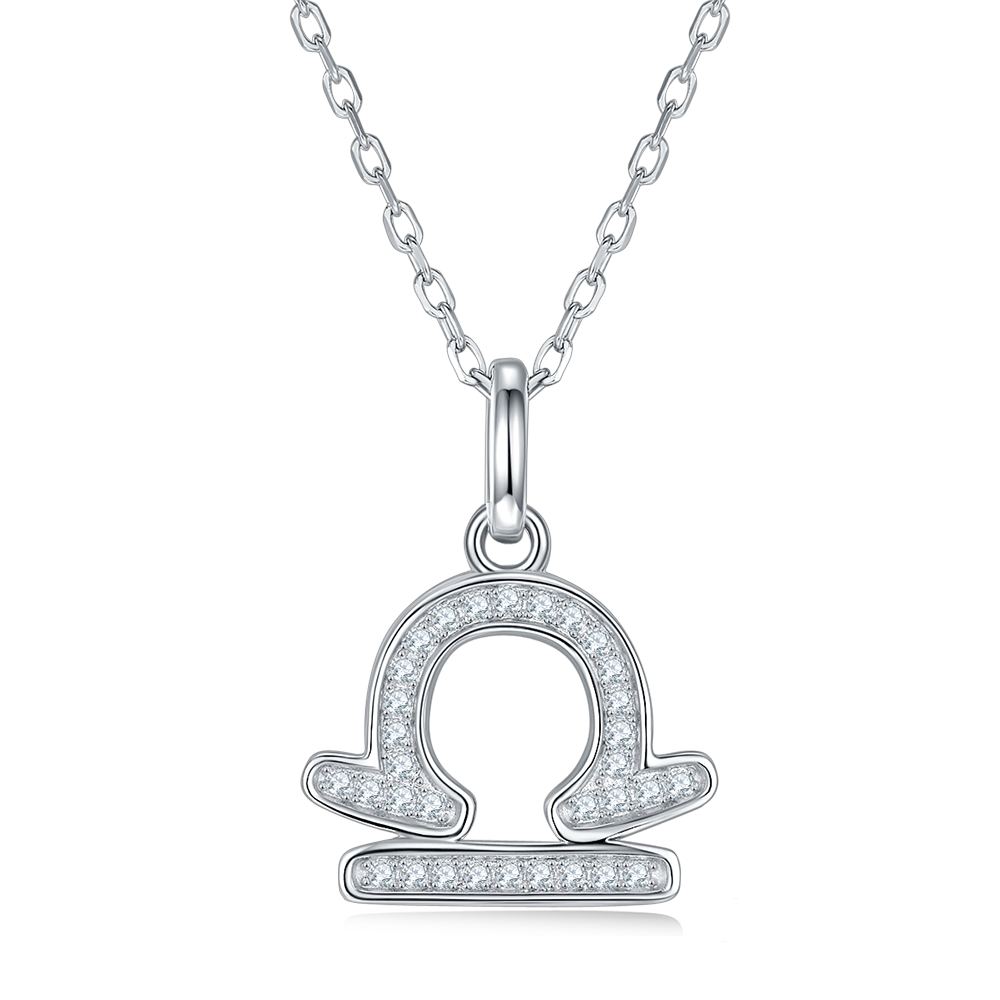 Libra star sign necklace zodiac necklace Holloway Jewellery