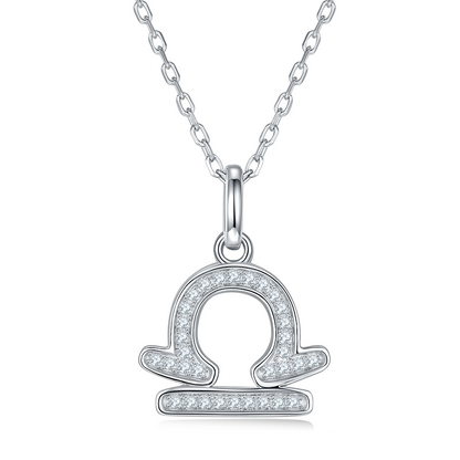 Libra star sign necklace zodiac necklace Holloway Jewellery