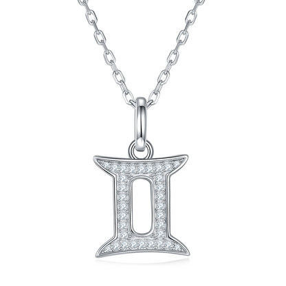 Gemini star sign necklace zodiac necklace Holloway Jewellery