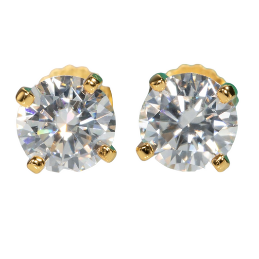 2ct Moissanite Diamond Earrings Free Shipping US