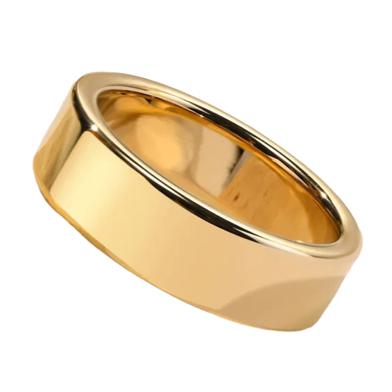 gold tungsten ring