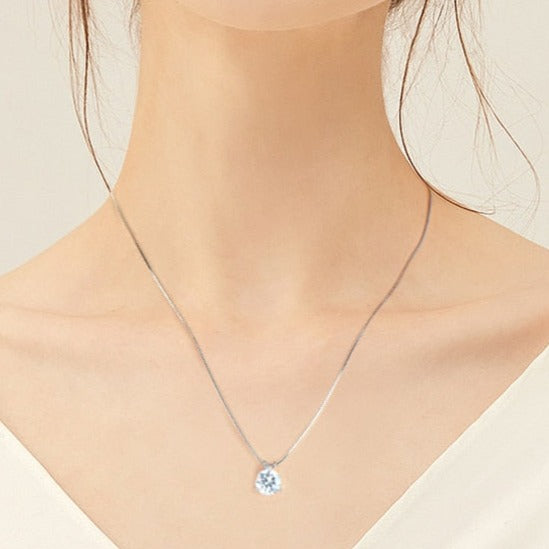 Moissanite Diamond Necklace Free Shipping US