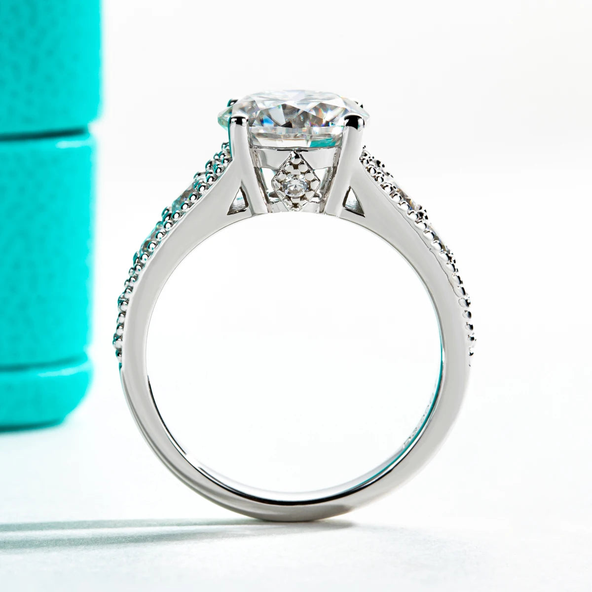 Moissanite Diamond Ring