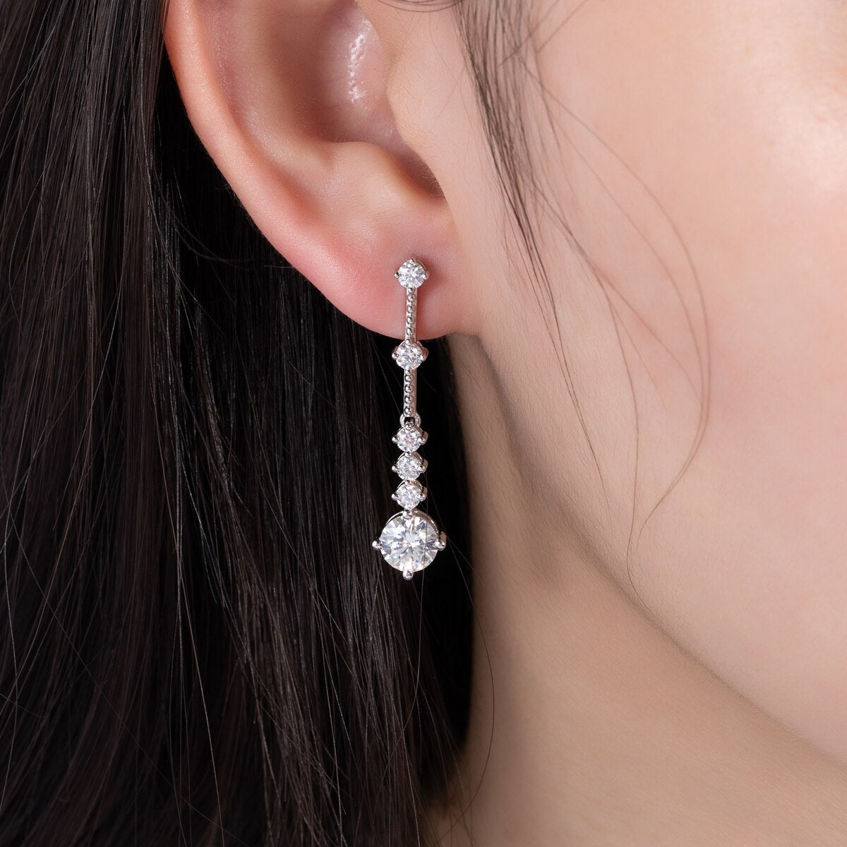 Holloway Jewellery NZ Moissanite Diamond Earrings