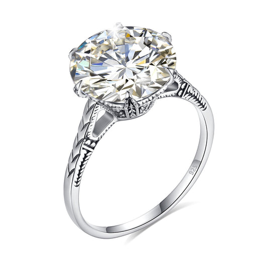 Holloway Jewellery 6ct ring white gold plated