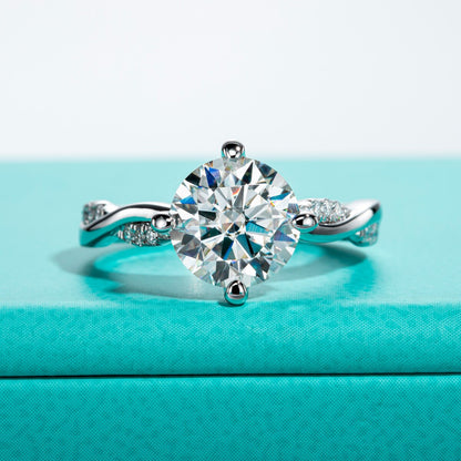 Moissanite Engagement Ring Free Shipping Canada