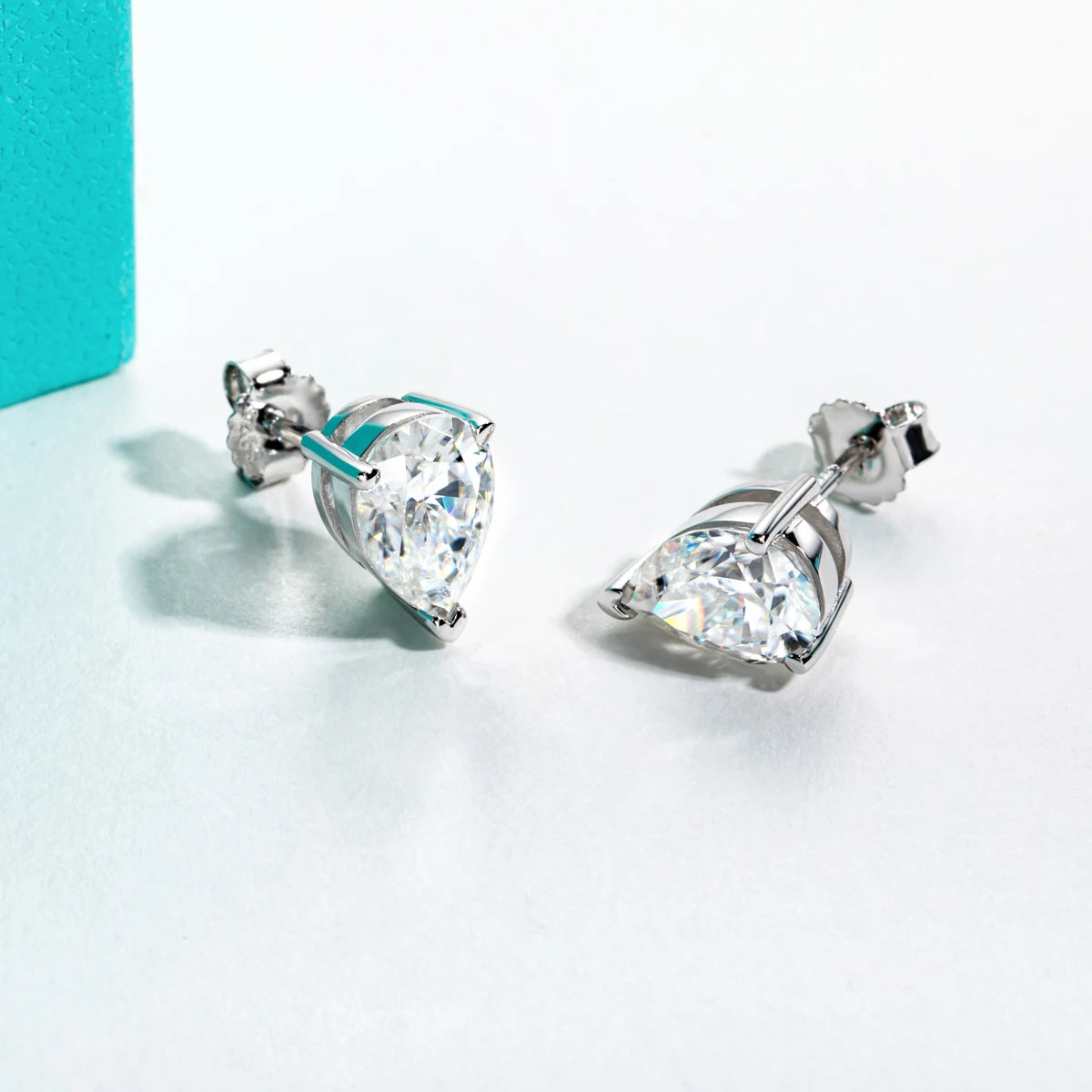 Moissanite Diamond Stud Earrings Free Shipping UK