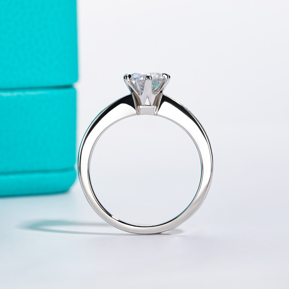 Moissanite Diamond Engagement Ring Holloway Jewellery US