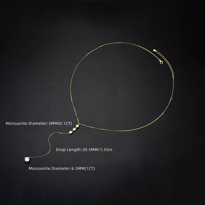 Moissanite Diamond Necklace Holloway Jewellery NZ