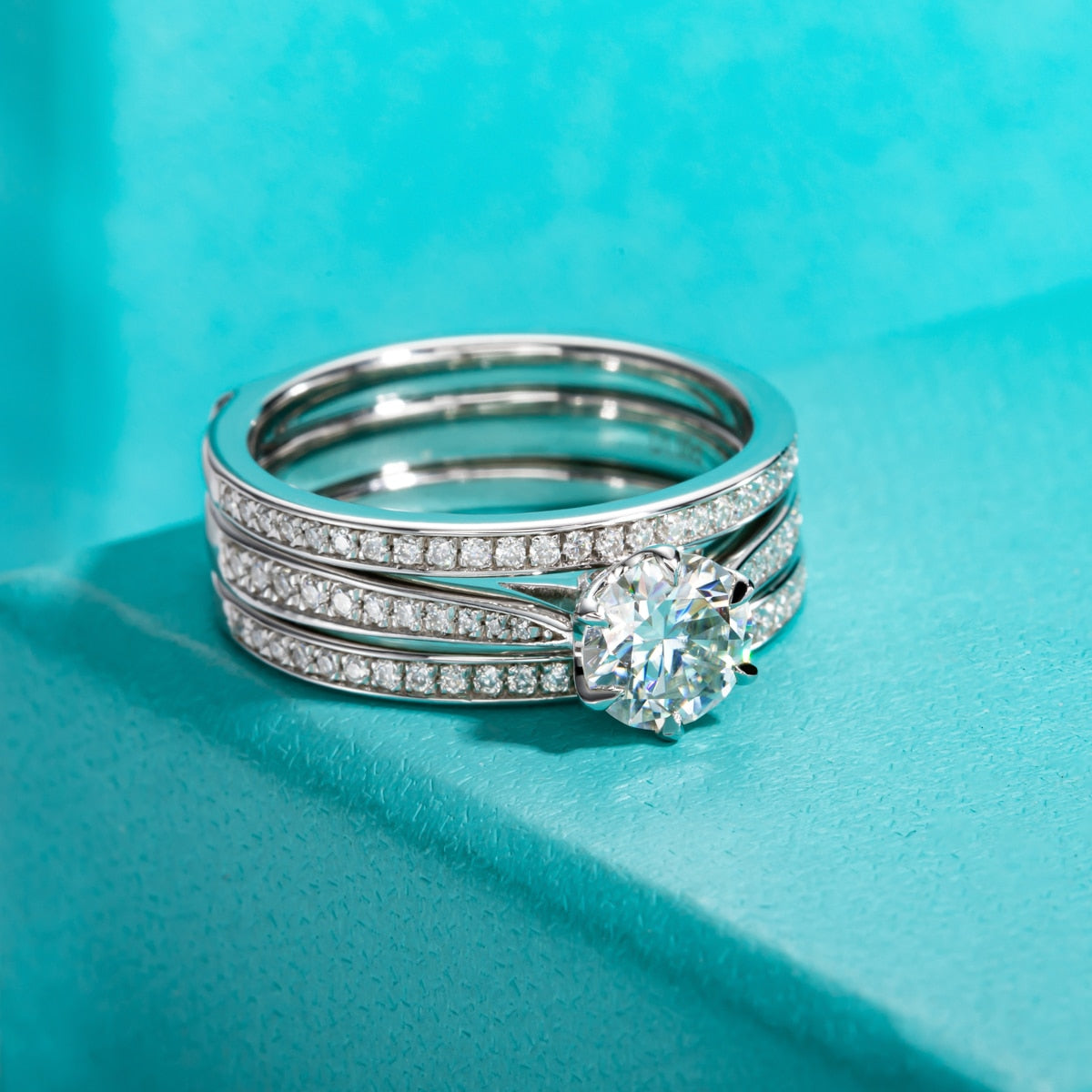 Holloway Jewellery UK Moissanite Diamond Engagement Ring