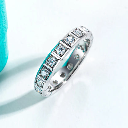 Moissanite Diamond Eternity Ring Free Shipping UK