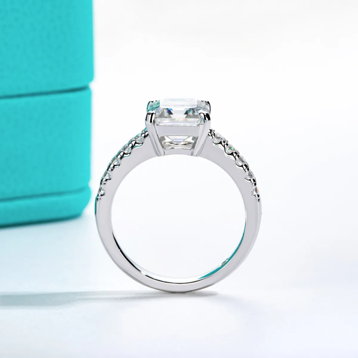 Sterling Silver Moissanite Ring Holloway Jewellery