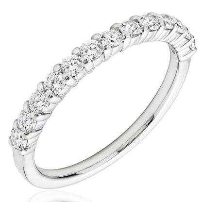 2mm half moissanite diamond wedding band eternity ring Holloway Jewellery