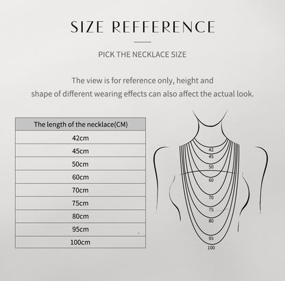necklace length chart Holloway Jewellery