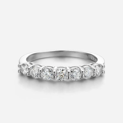 silver moissanite ring NZ Holloway Jewellery