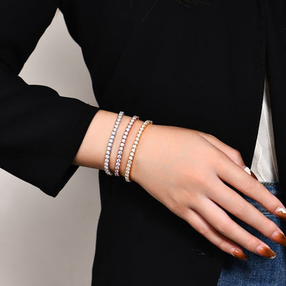 moissanite tennis bracelet womens Holloway Jewellery