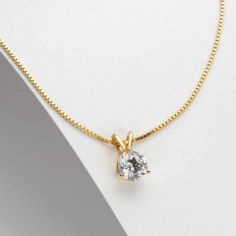 Moissanite Diamond Necklace Holloway Jewellery NZ