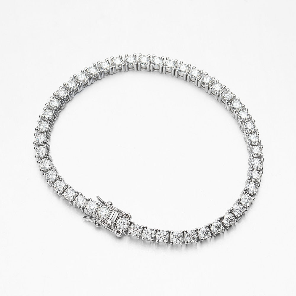 moissanite diamond tennis bracelet womens holloway jewellery