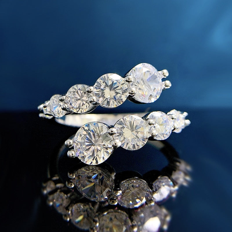 Holloway Jewellery Moissanite Diamond Ring Free Shipping UK