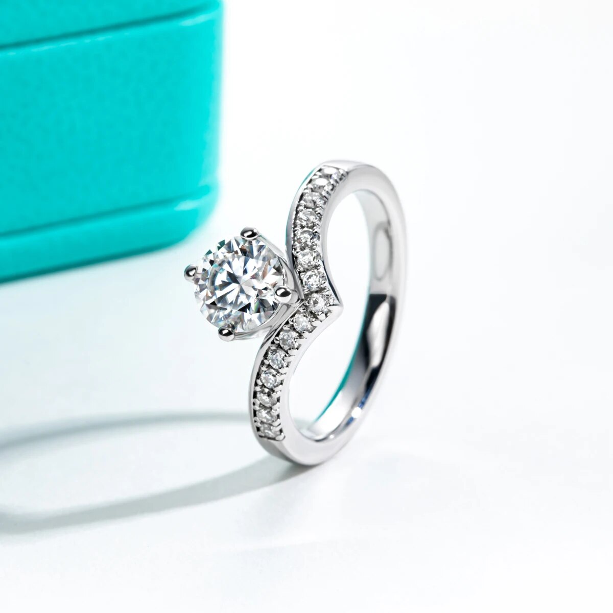 Moissanite Diamond Engagement Ring Free Shipping NZ