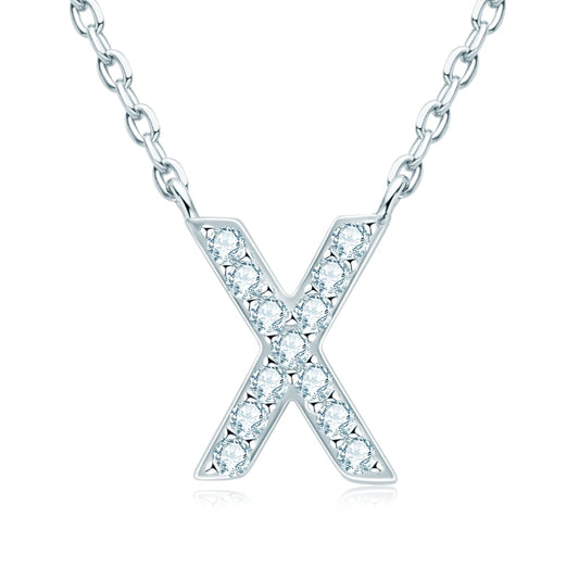 Holloway Jewellery Initial Necklace Moissanite Necklace USA