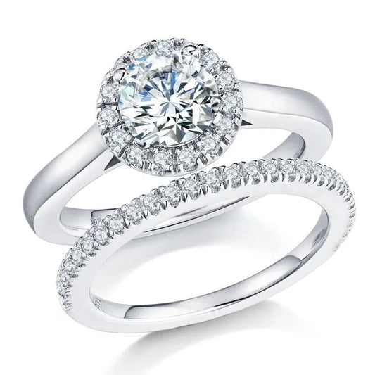 bridal ring set UK Holloway Jewellery UK
