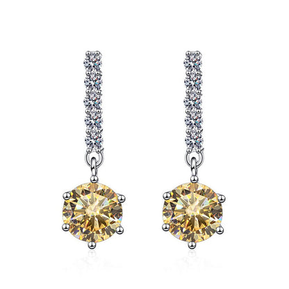 Holloway Jewellery Moissanite Diamond Earrings US