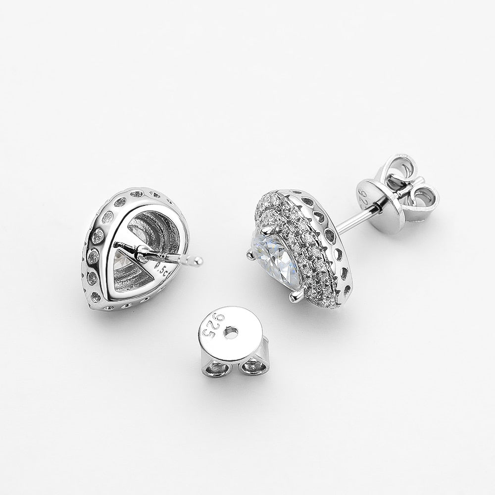 Holloway Jewellery Moissanite Diamond Earrings UK